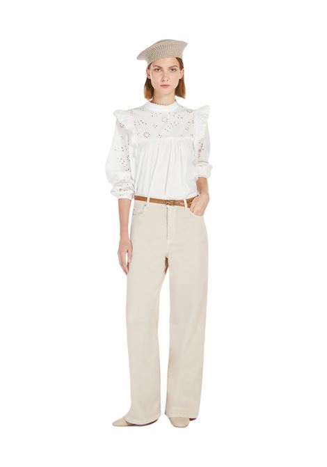 Jeans linea svasata in drill di cotone Weekend MAXMARA | MEDINA012